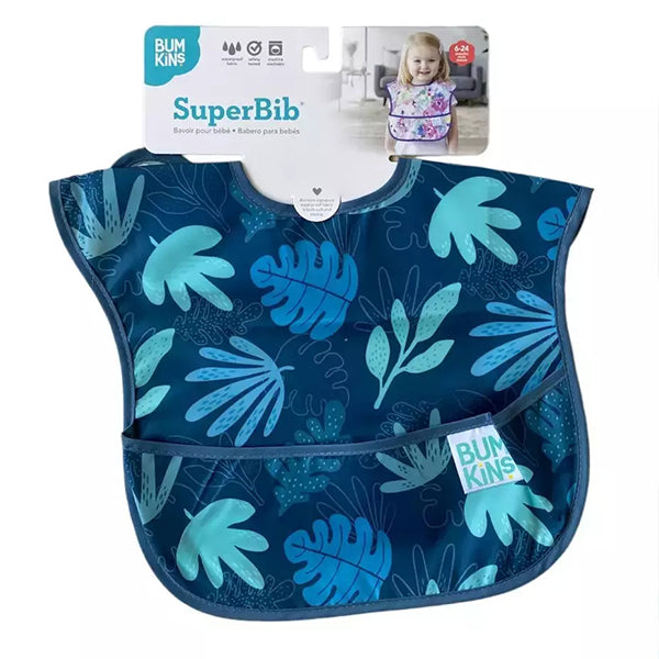 Bumkins Superbib Σαλιάρα Αδιάβροχη Blue Tropic