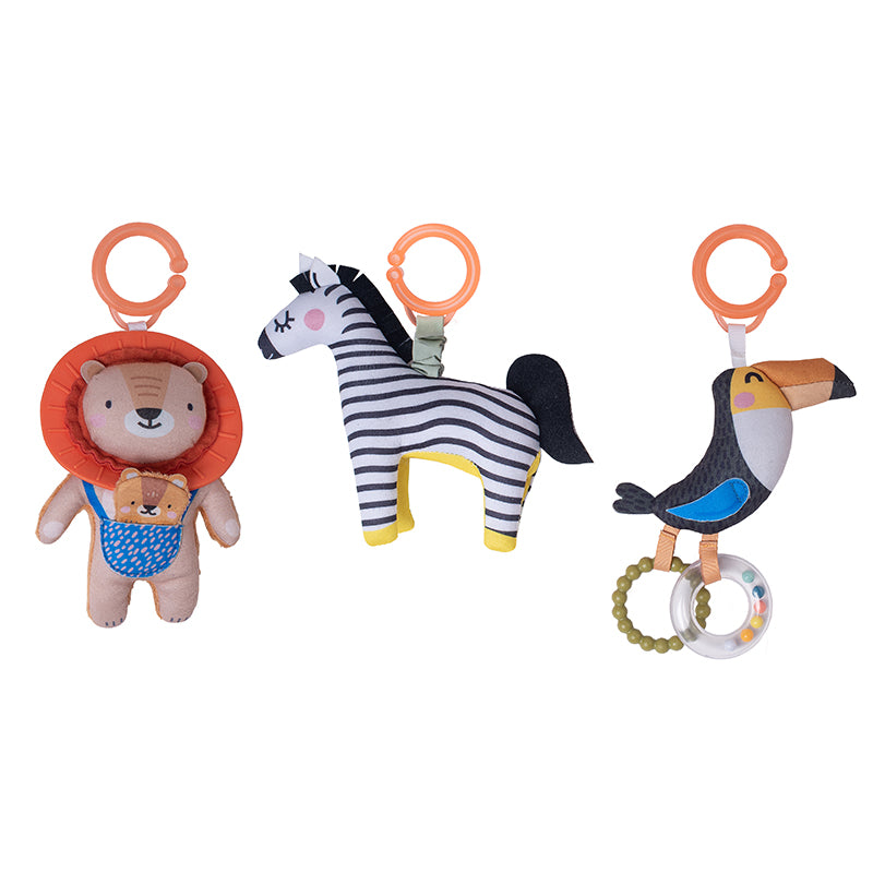 Taf toys Κουδουνίστρα Dizi the Zebra 0m+