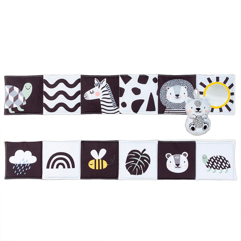 Taf toys Βιβλίο Δραστηριοτήτων Savannah Black & white book 0m+