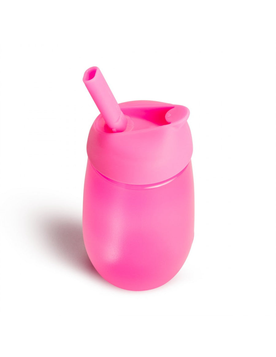 Simple Clean Straw Cup Pink