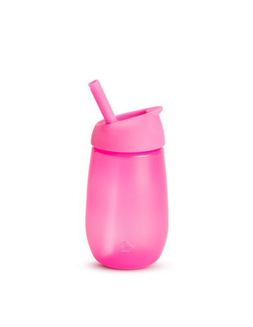 Simple Clean Straw Cup Pink